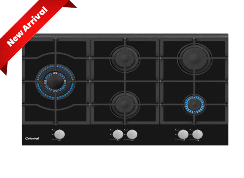 5 Burner Gas Hob 9501JGSSP - Image 2